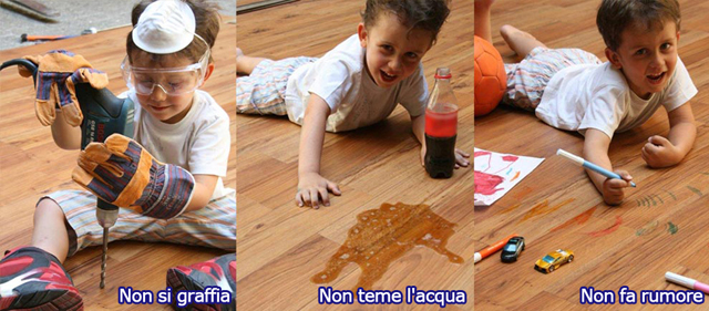 parquet resistente all'acqua