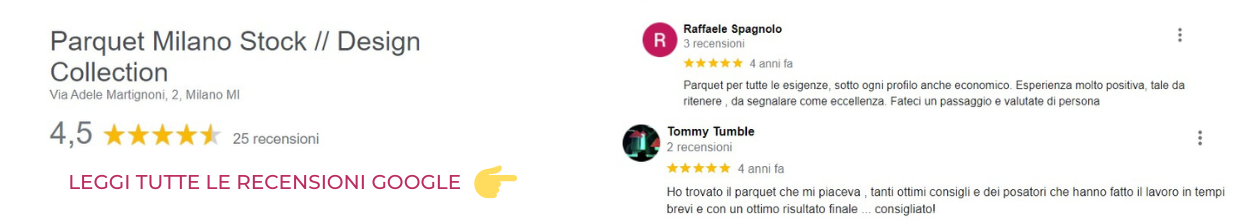 recensioni parquet