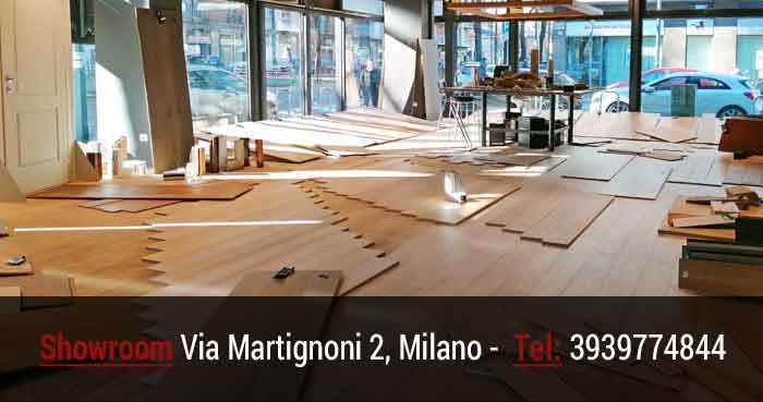 Showroom parquet di Milano