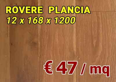 offerta rovere plancia parquet milano