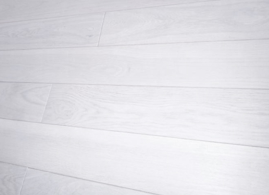 Parquet listone rovere bianco neve spazzolato